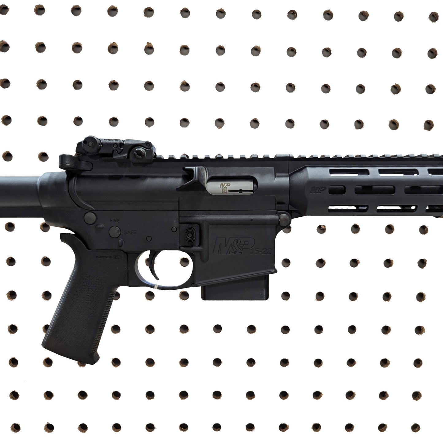 Magwell Mount for S&W M&P 15-22 - Pegboard / IKEA Skadis / Wall Control / Vaultek | Rifle Holder Storage Rack