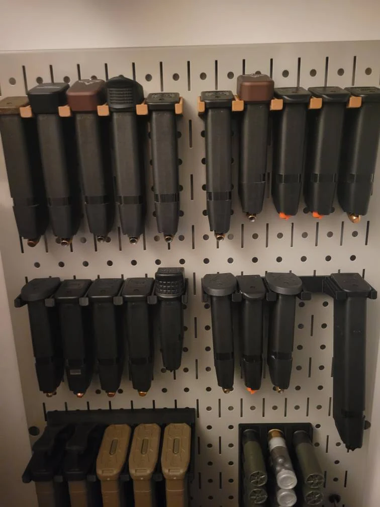 Mount for Glock 44 .22LR Mags- Pegboard / IKEA Skadis / Wall Control / Vaultek | Magazine Holder Storage Rack