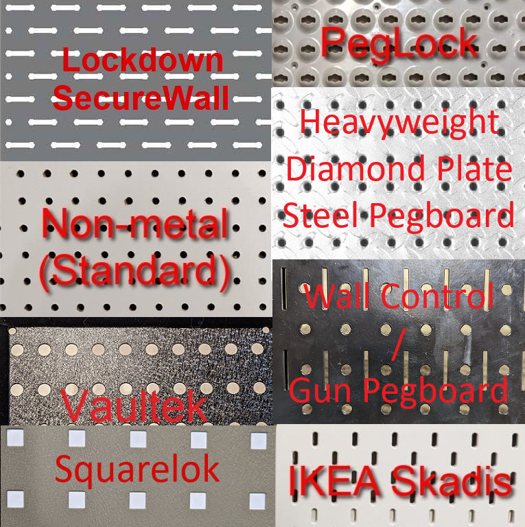 Magwell Mount for Vector 9mm / 45 - Pegboard / IKEA Skadis / Wall Control / Vaultek | Rifle Holder Storage Rack