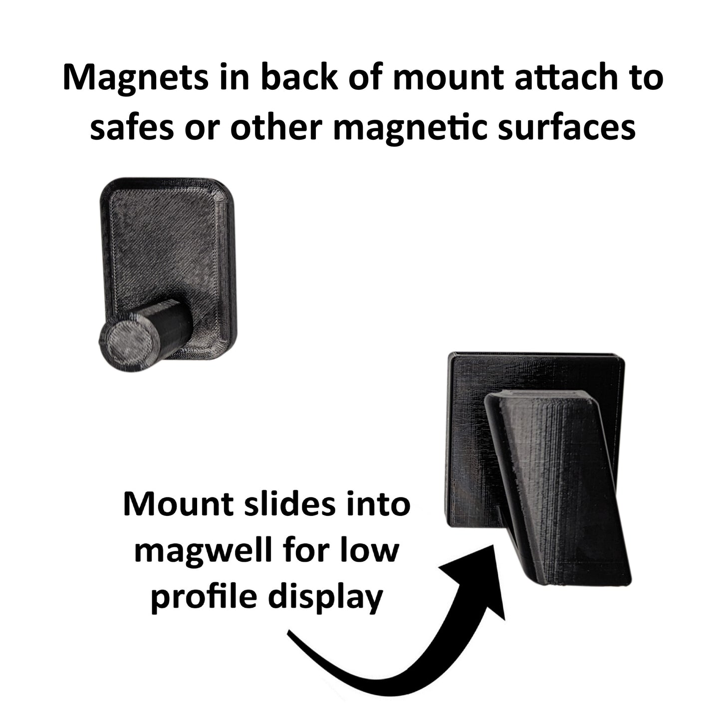 Magwell Mount for Walther PPQ 45 - Magnet | Handgun Holder Storage Rack