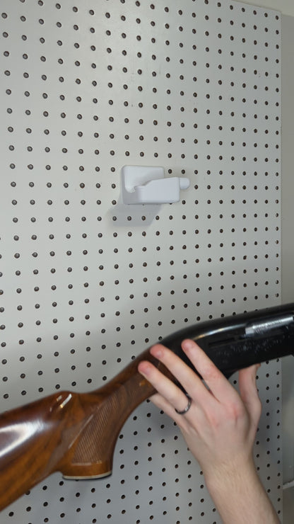 Magwell Mount for Remington 1100 - Pegboard / IKEA Skadis / Wall Control / Vaultek | Shotgun Holder Storage Rack