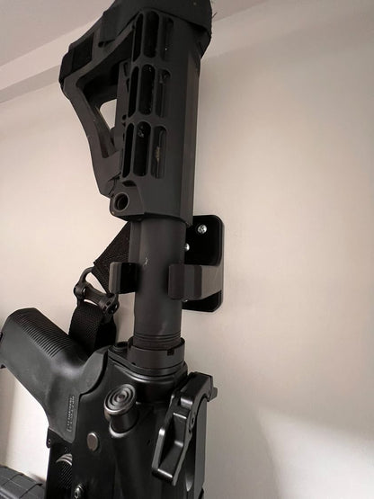 AR 15 Buffer Tube Mount - Wall | Rifle Holder Storage Rack
