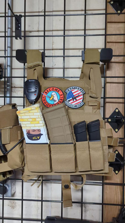 Plate Carrier / Body Armor Mount - Gridwall | Gear Holder Storage Rack