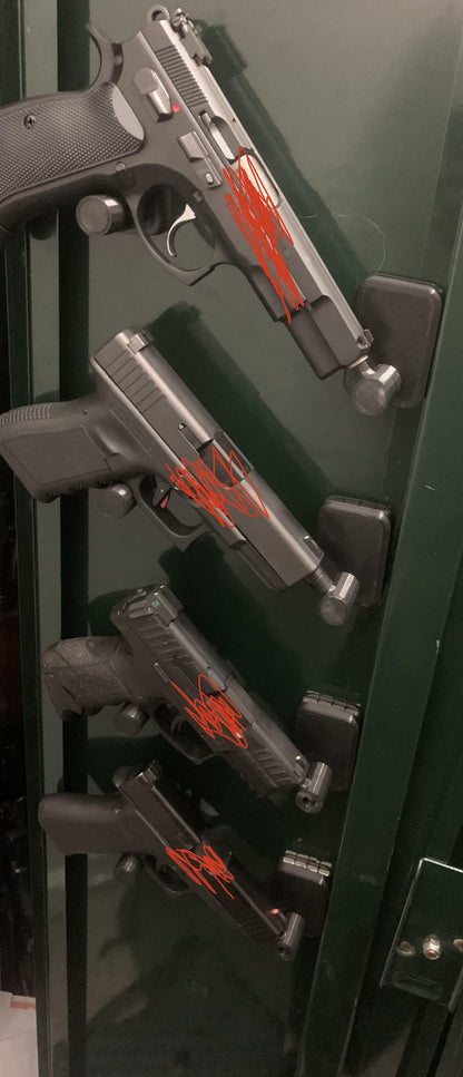 Universal Pistol / Silencer Mount - Magnetic | Handgun Holder Storage Rack