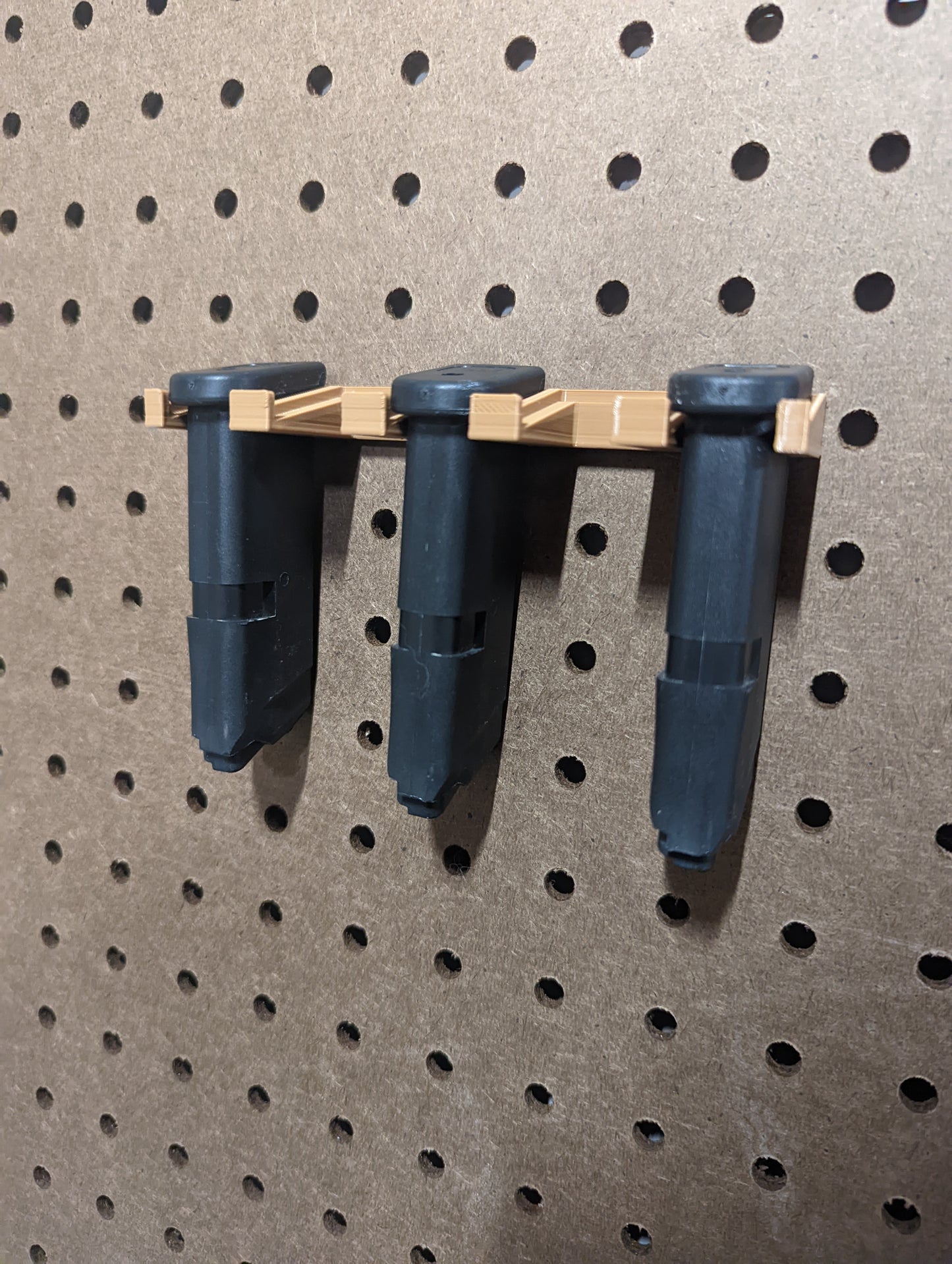 Mount for Glock 42 Mags - Pegboard / IKEA Skadis / Wall Control / Vaultek | Magazine Holder Storage Rack