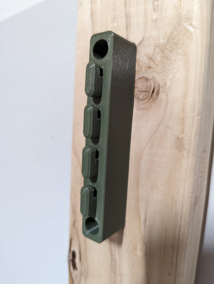 KeyMod Vertical Rail Mount - Wall | Rifle Holder Storage Rack