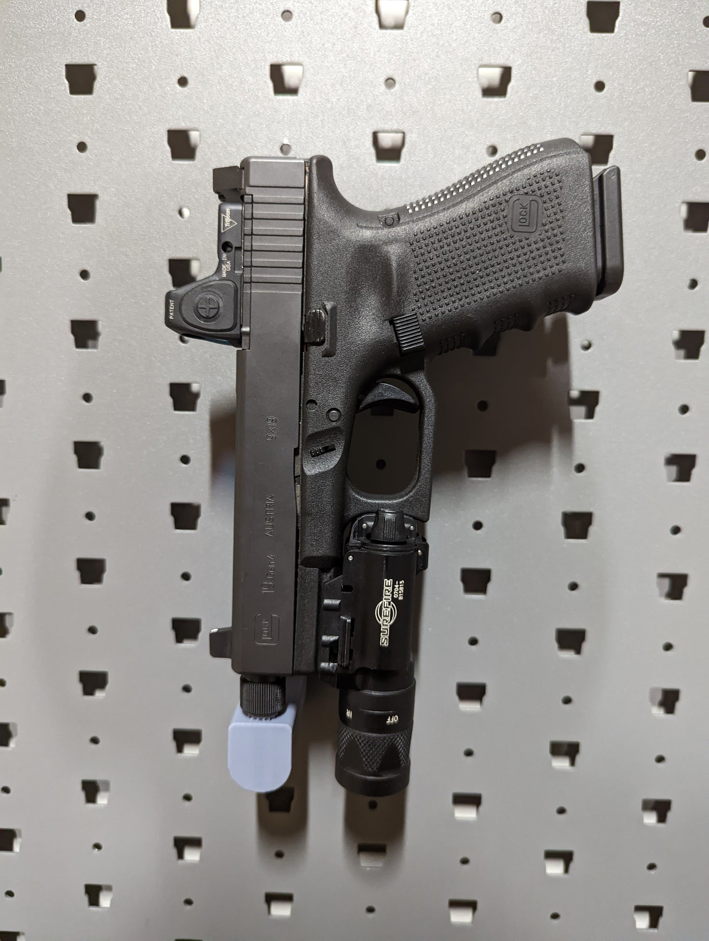 Universal Pistol / Silencer Mount - GallowTech | Handgun Holder Storage Rack