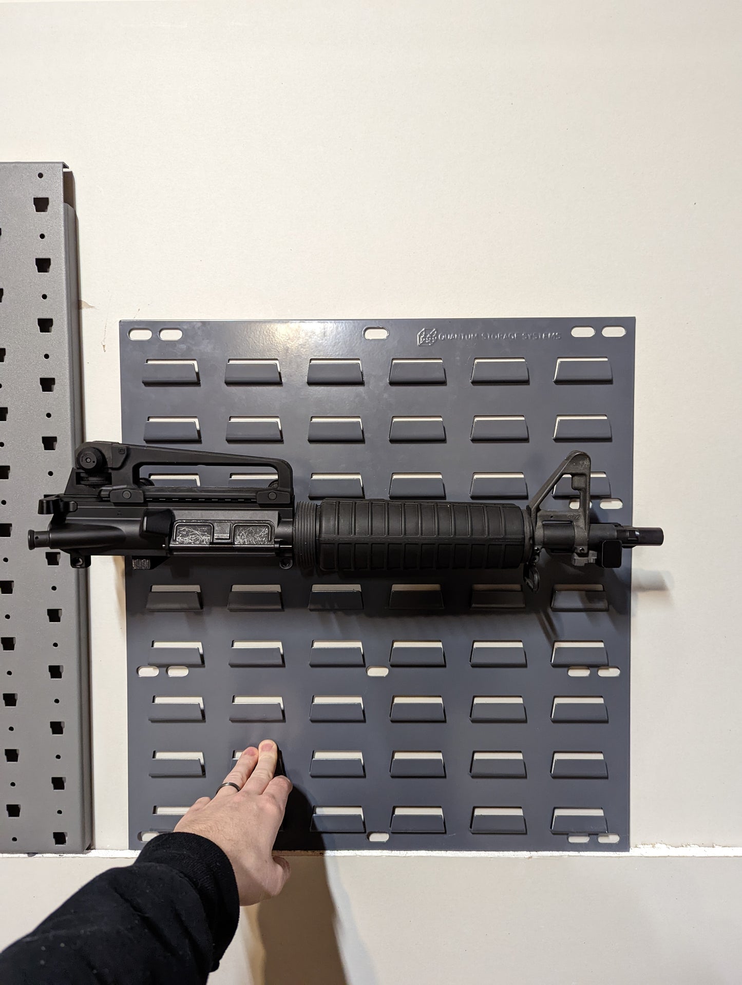 AR 15 Upper Receiver Mount - SecureIt / Akro-Mils | Rifle Holder Storage Rack