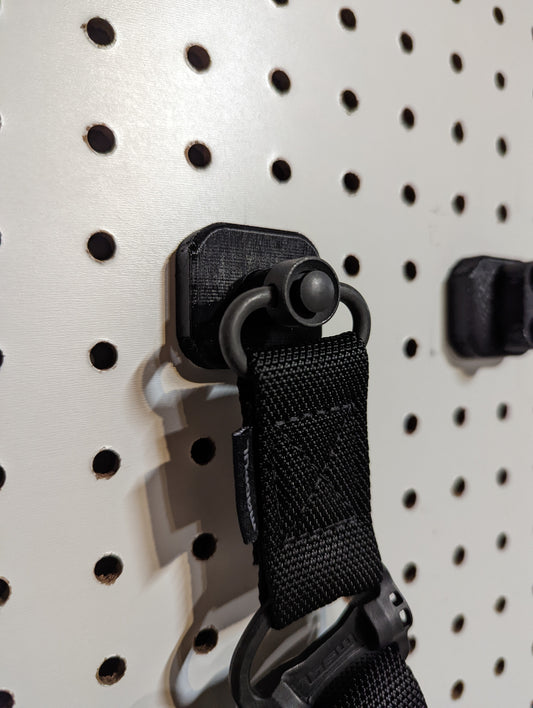 QD Cup Sling Mount - Pegboard / IKEA Skadis / Wall Control / Vaultek | Gear Holder Storage Rack