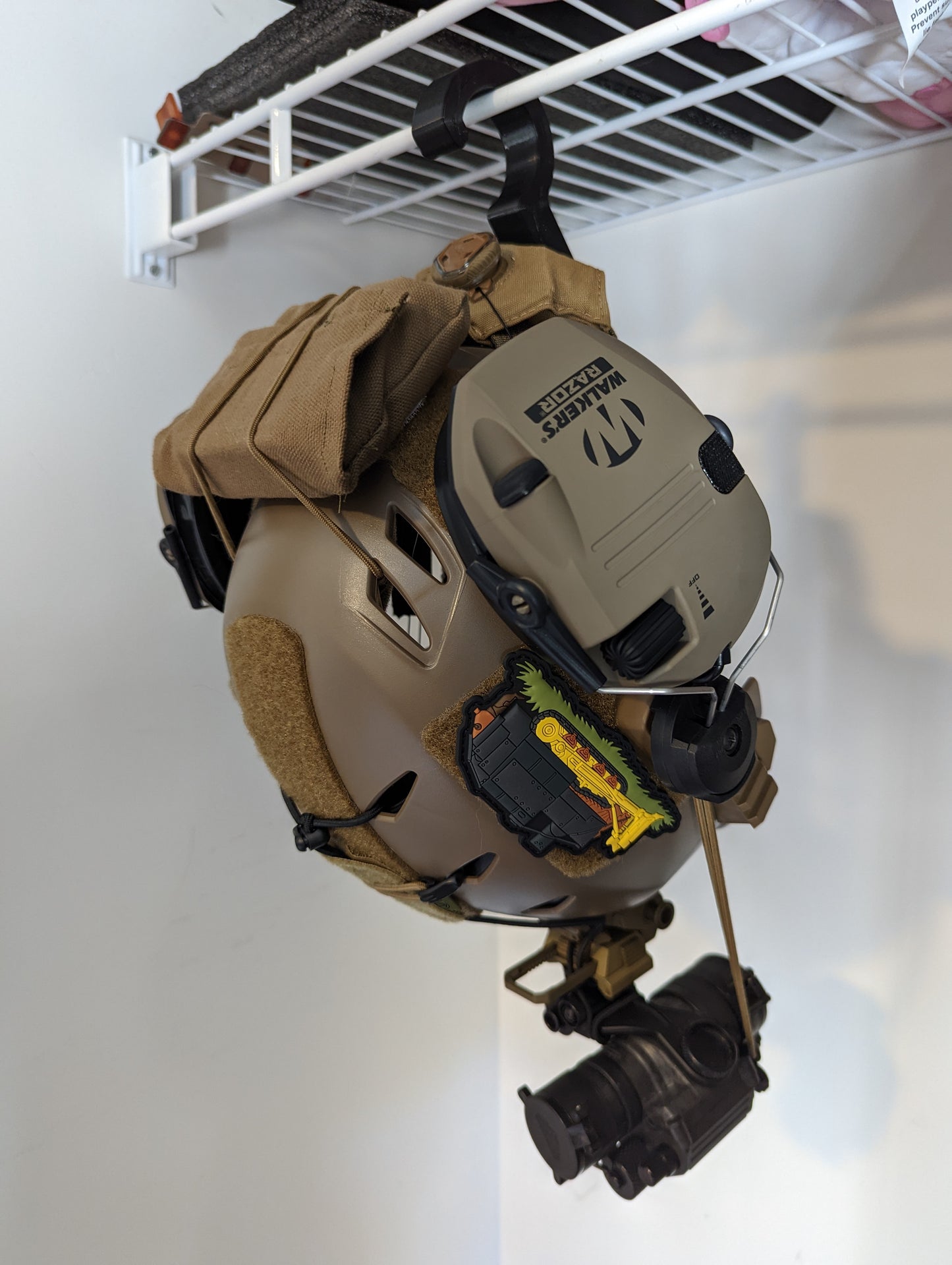 Bump / Ballistic Helmet Hanger | Gear Mount Holder Storage Rack