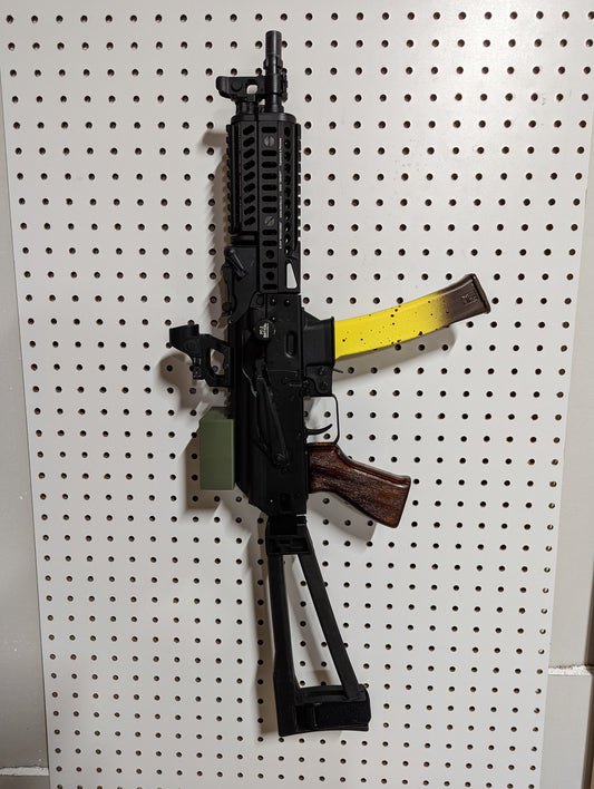 Picatinny Rail Gun Mount - Pegboard / IKEA Skadis / Wall Control / Vaultek | Rifle Holder Storage Rack