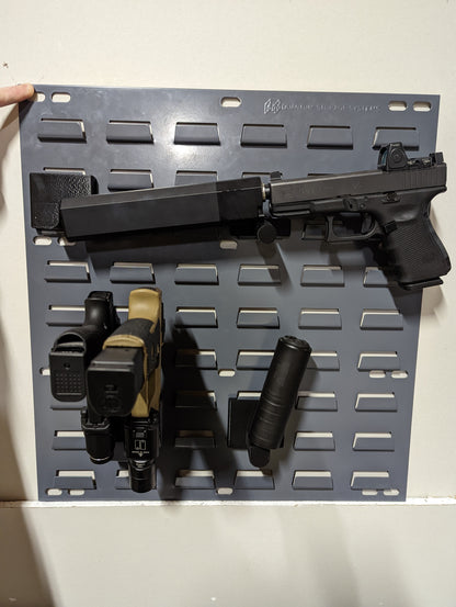 Universal Pistol / Silencer Mount - SecureIt / Akro-Mils | Handgun Holder Storage Rack