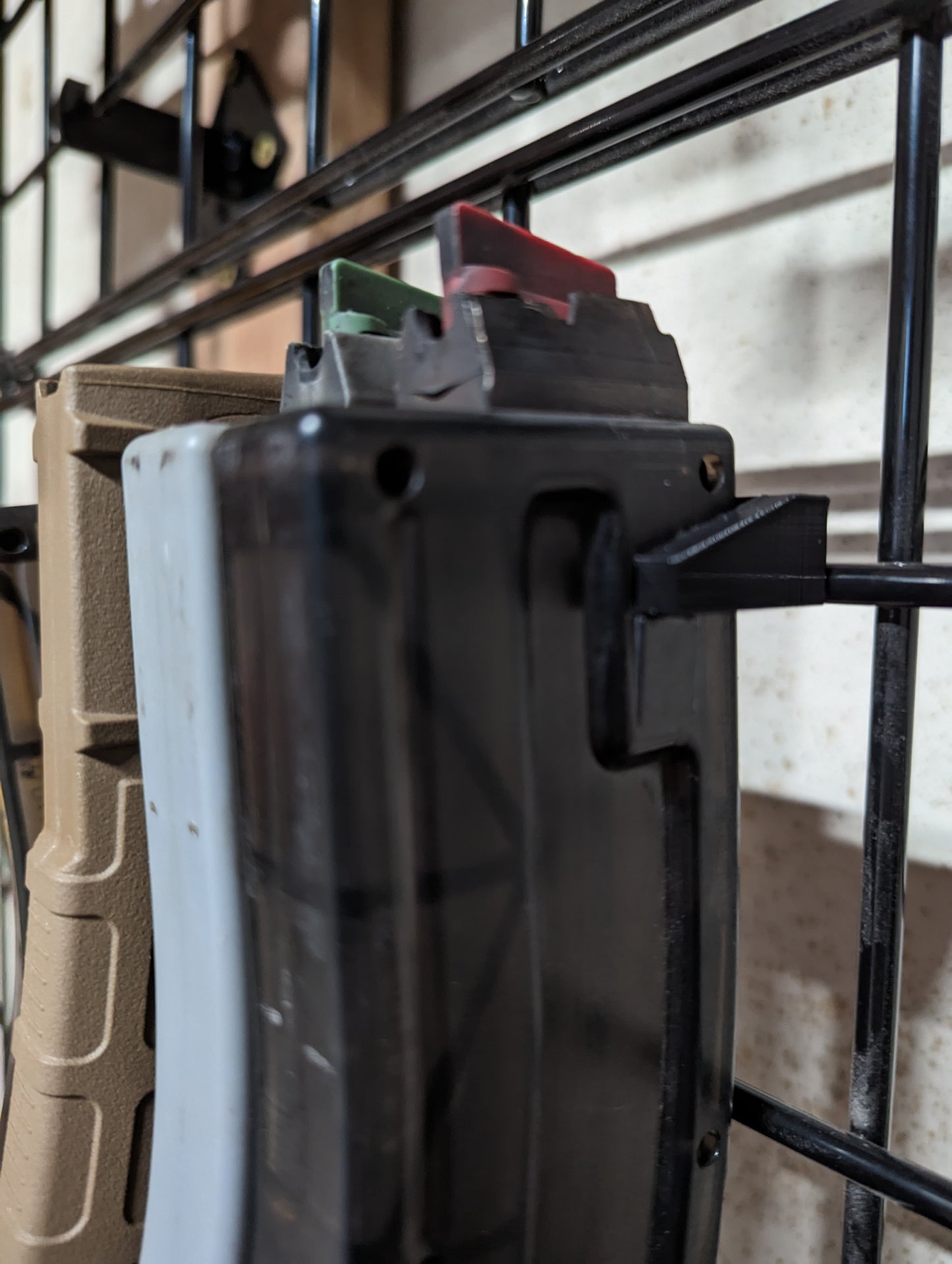 Mount for AR 15 Pattern Mags - Gridwall | Magazine Holder Storage Rack