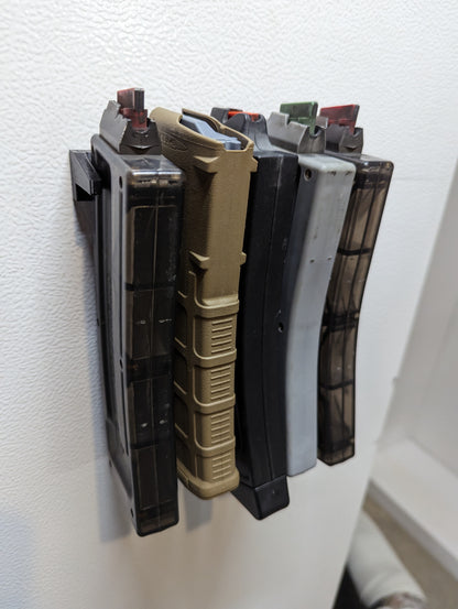 Mount for AR 15 Pattern Mags - Magnetic | Magazine Holder Storage Rack