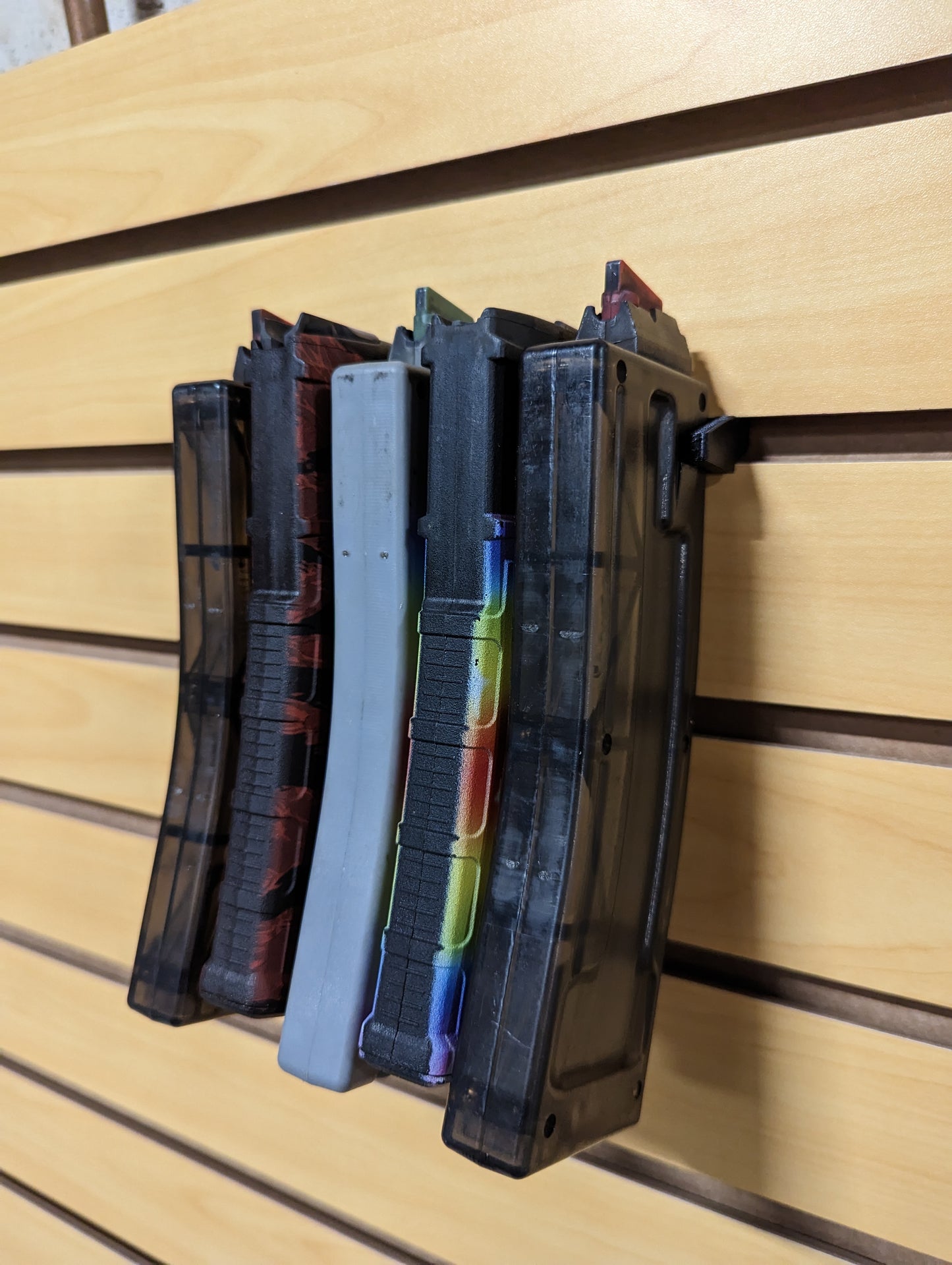 Mount for AR 15 Pattern Mags - Slatwall | Magazine Holder Storage Rack