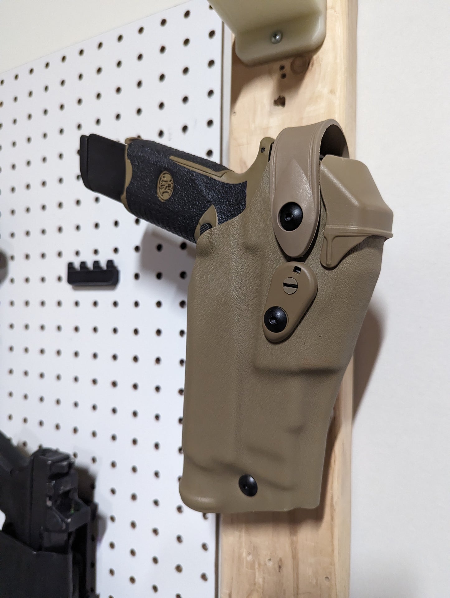 Slip-On Mount for Safariland QLS - Wall | Handgun Holder Storage Rack