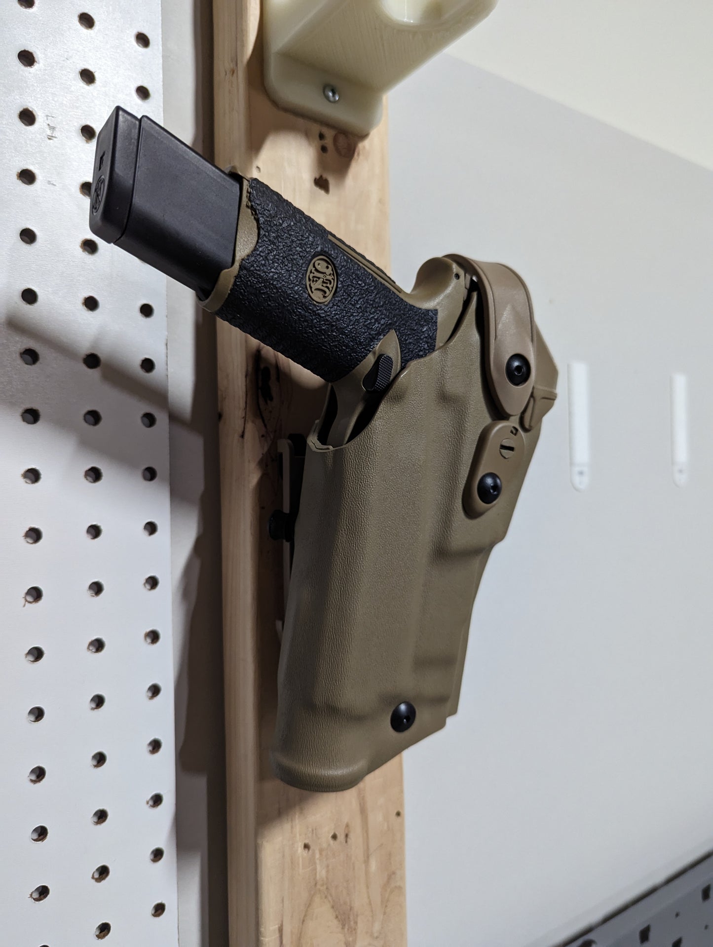 Slip-On Mount for Safariland QLS - Wall | Handgun Holder Storage Rack