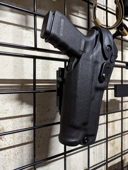 Locking Mount for Safariland QLS - Gridwall | Handgun Holder Storage Rack