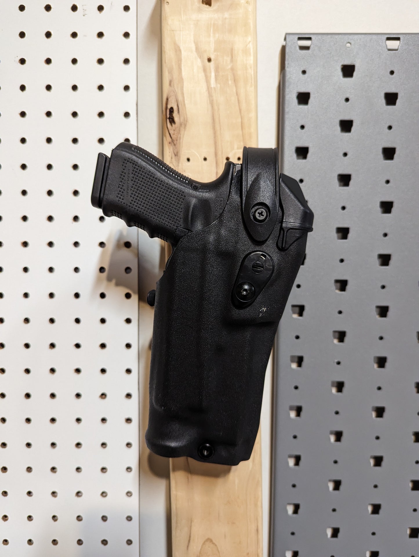 Locking Mount for Safariland QLS - Wall | Handgun Holder Storage Rack