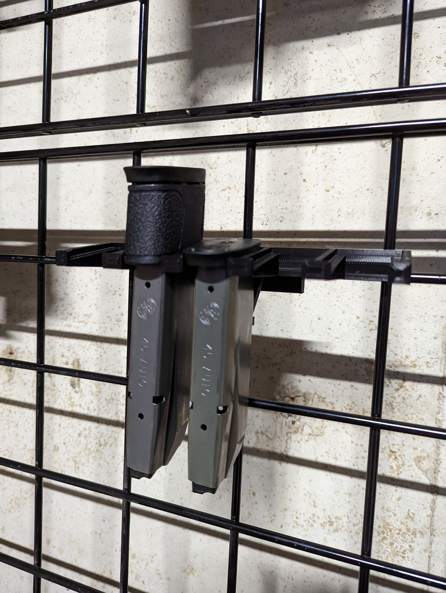 Mount for S&W M&P 45 Mags - Gridwall | Magazine Holder Storage Rack