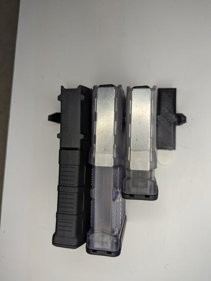 Mount for AR 10 Pattern Mags - Command Strips | Magazine Holder Storage Rack