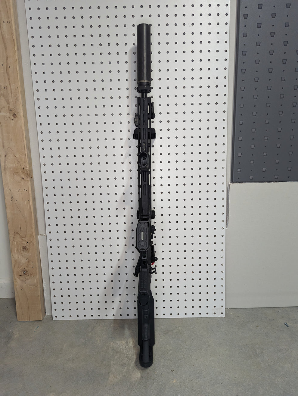 Universal Vertical Rifle Rest - Pegboard / IKEA Skadis / Wall Control ...