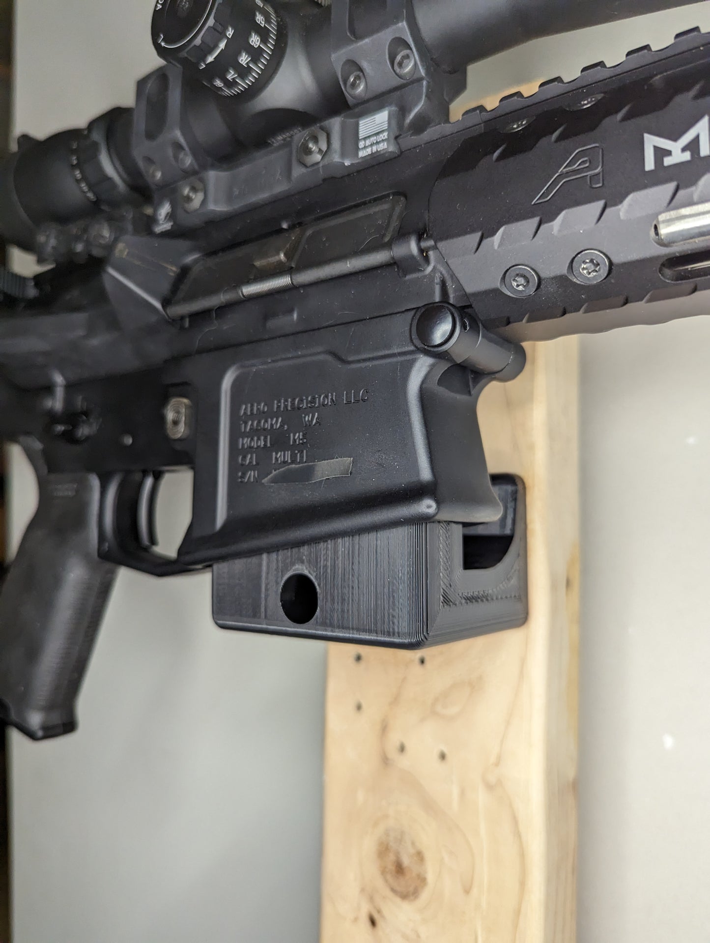 AR 10 Magwell Mount - Wall | Rifle Holder Storage Rack