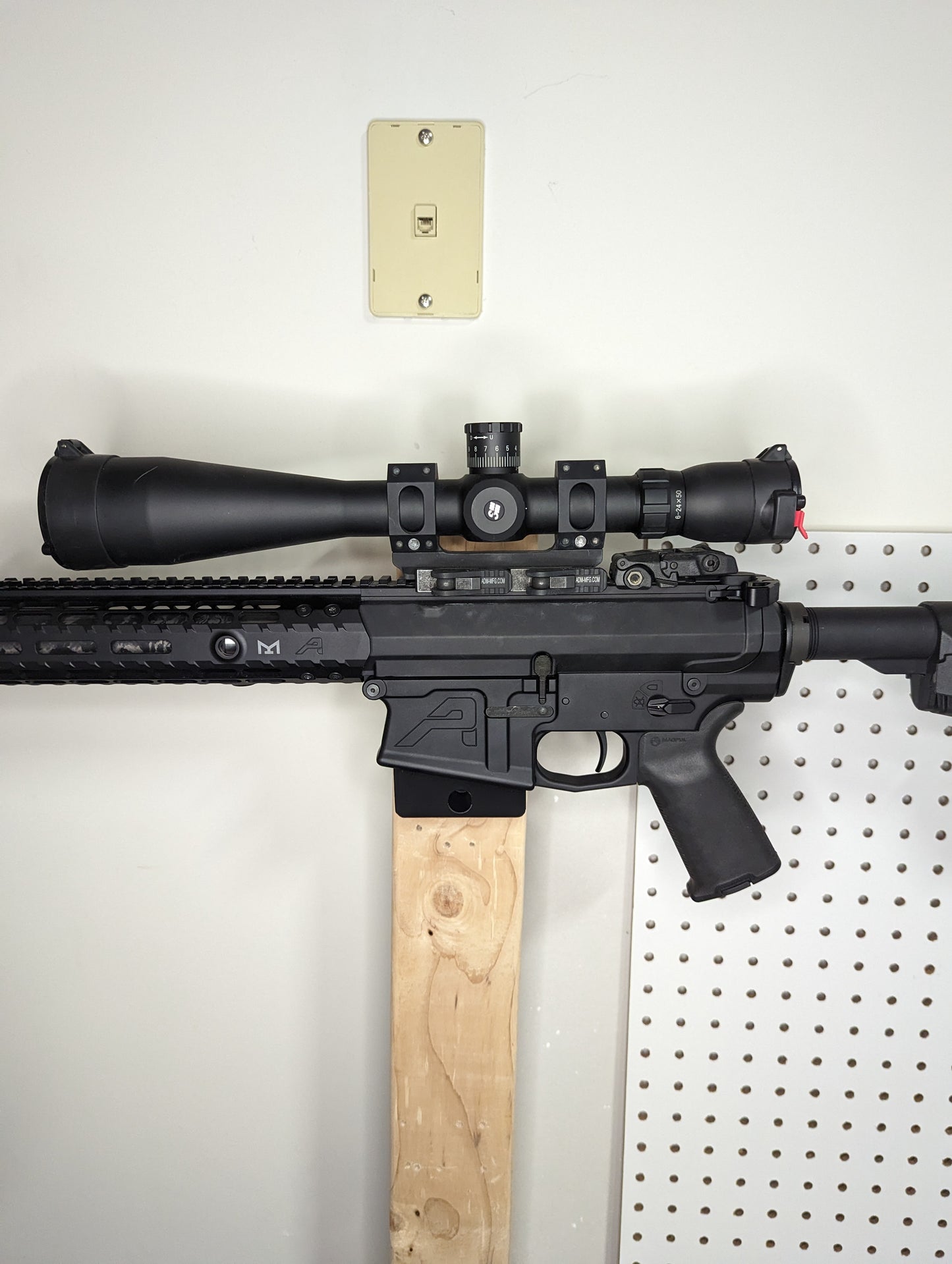 AR 10 Magwell Mount - Wall | Rifle Holder Storage Rack