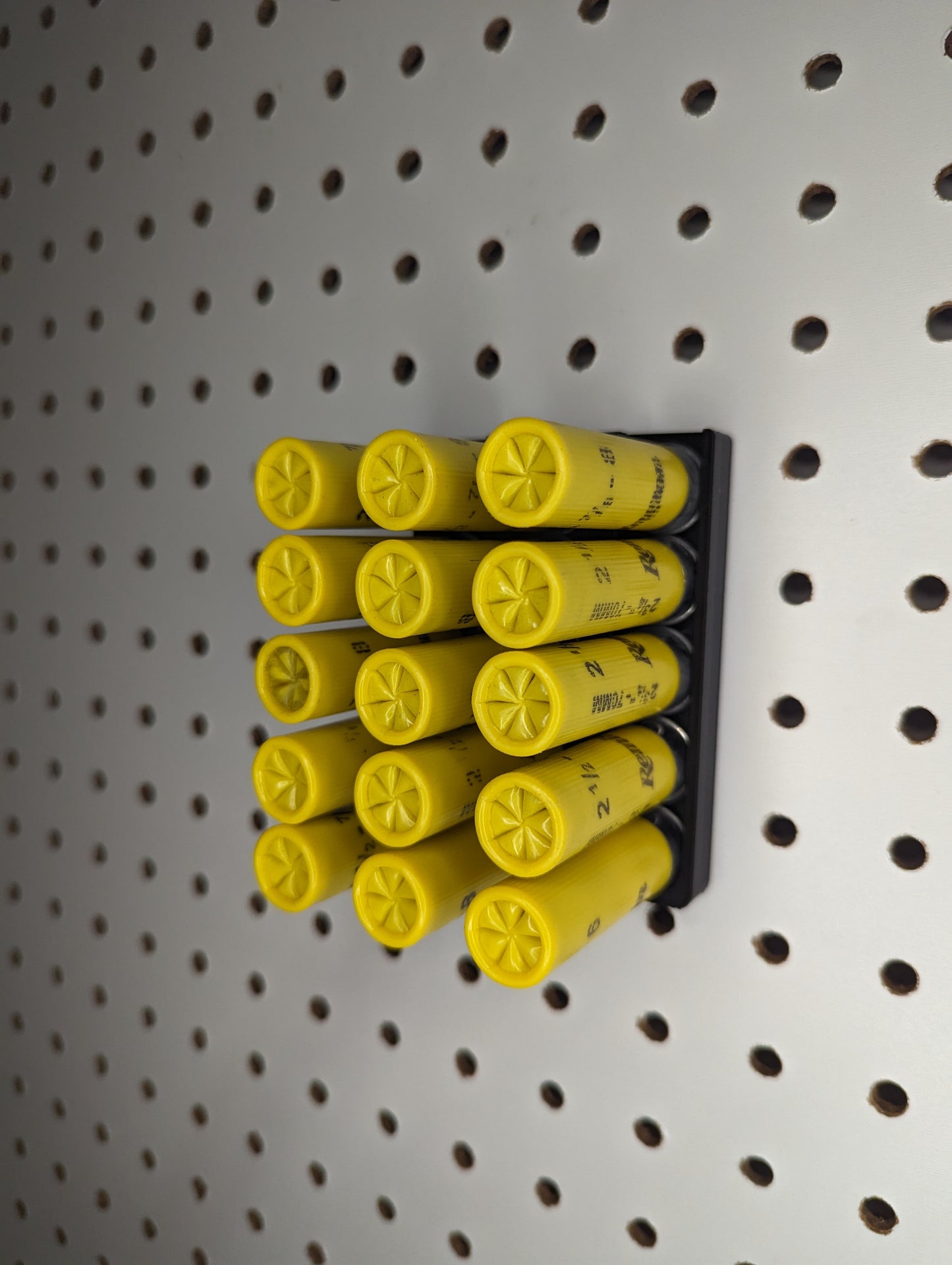 Shotgun Shell Mount - Pegboard / IKEA Skadis / Wall Control / Vaultek | Gear Holder Storage Rack