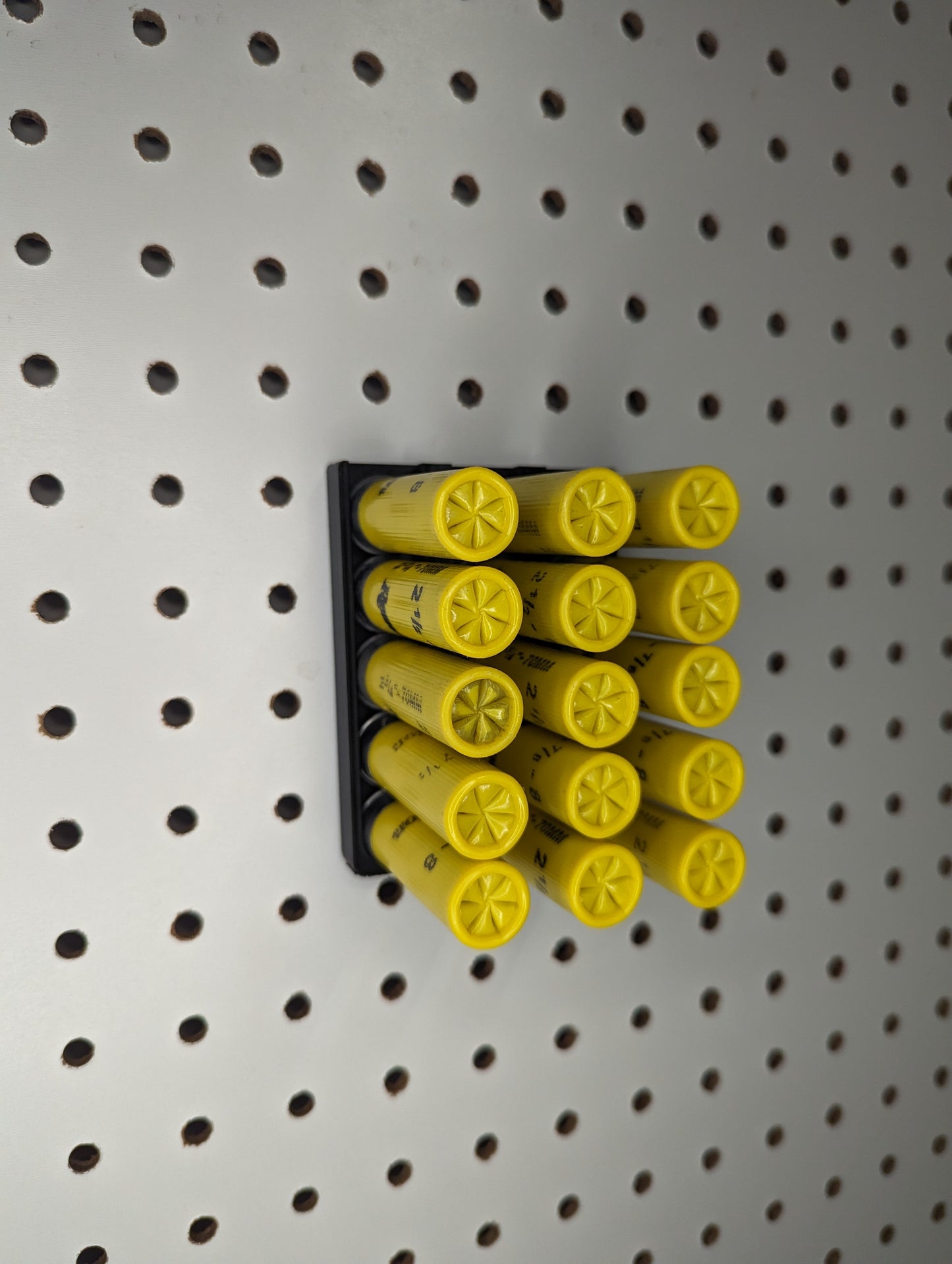 Shotgun Shell Mount - Pegboard / IKEA Skadis / Wall Control / Vaultek | Gear Holder Storage Rack