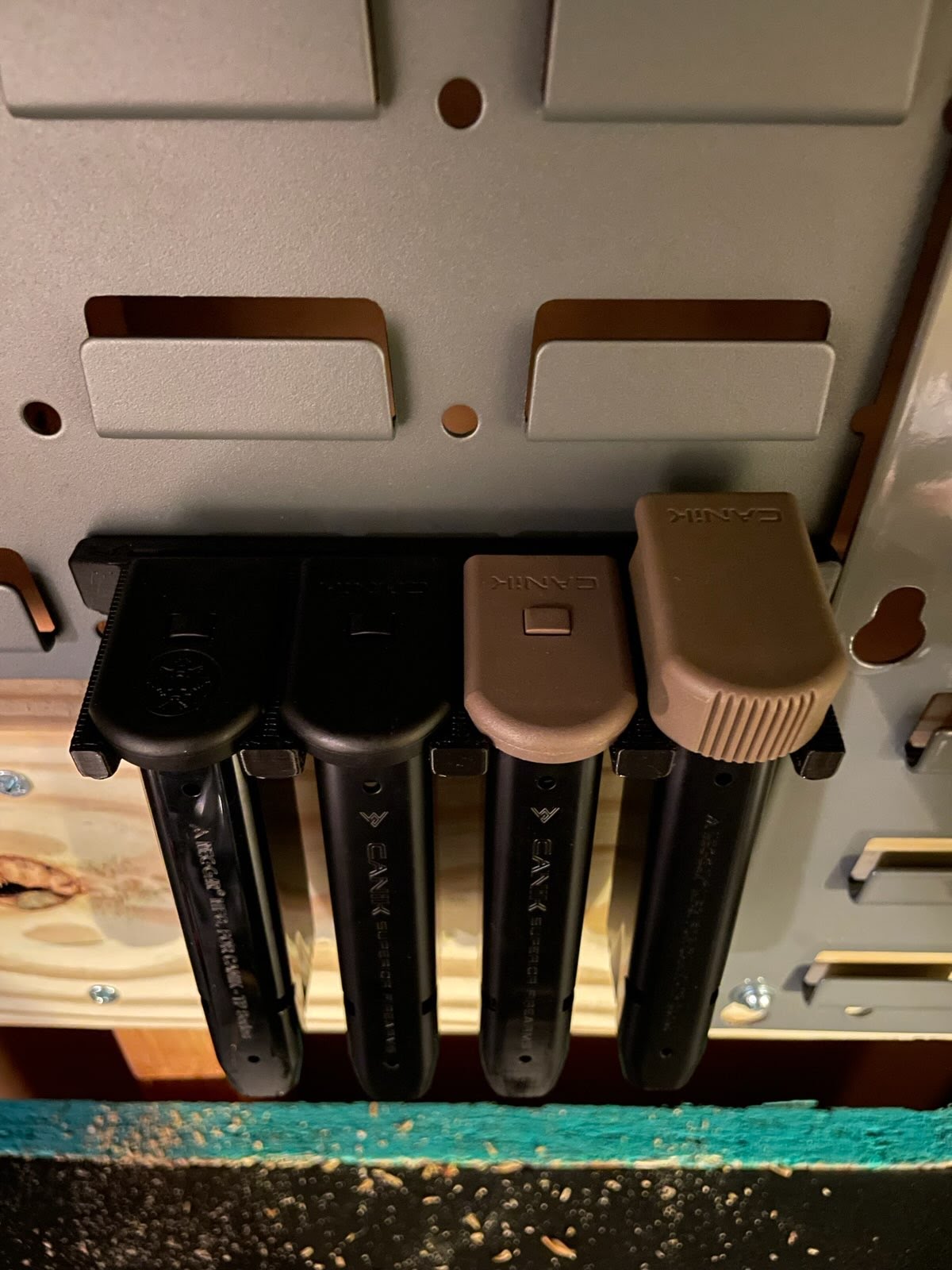 Mount for Canik TP9 / METE / Rival Mags - Command Strips | Magazine Holder Storage Rack