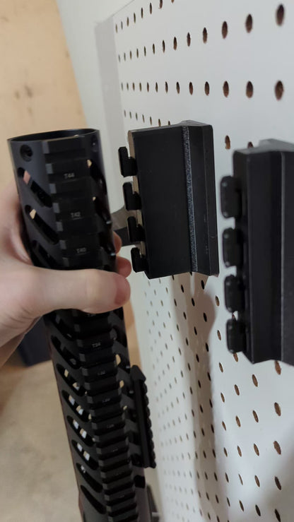 KeyMod Vertical Gun Mount - Pegboard / IKEA Skadis / Wall Control / Vaultek | Rifle Holder Storage Rack