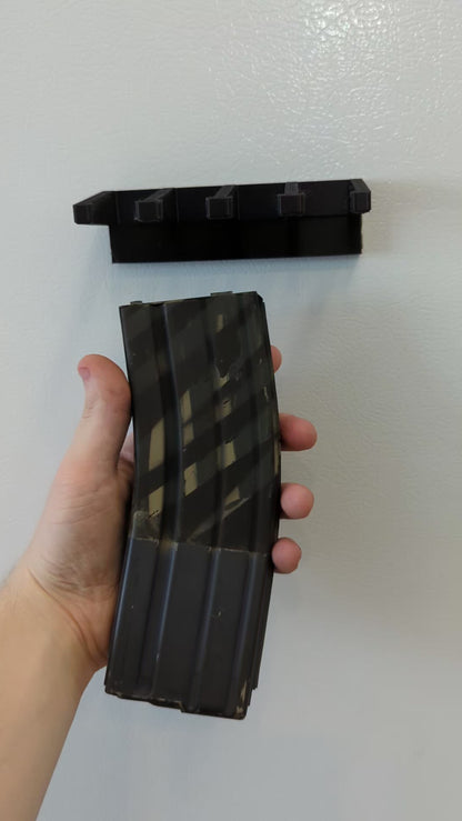 Mount for AR 15 556 Metal Mags - Magnetic | Magazine Holder Storage Rack