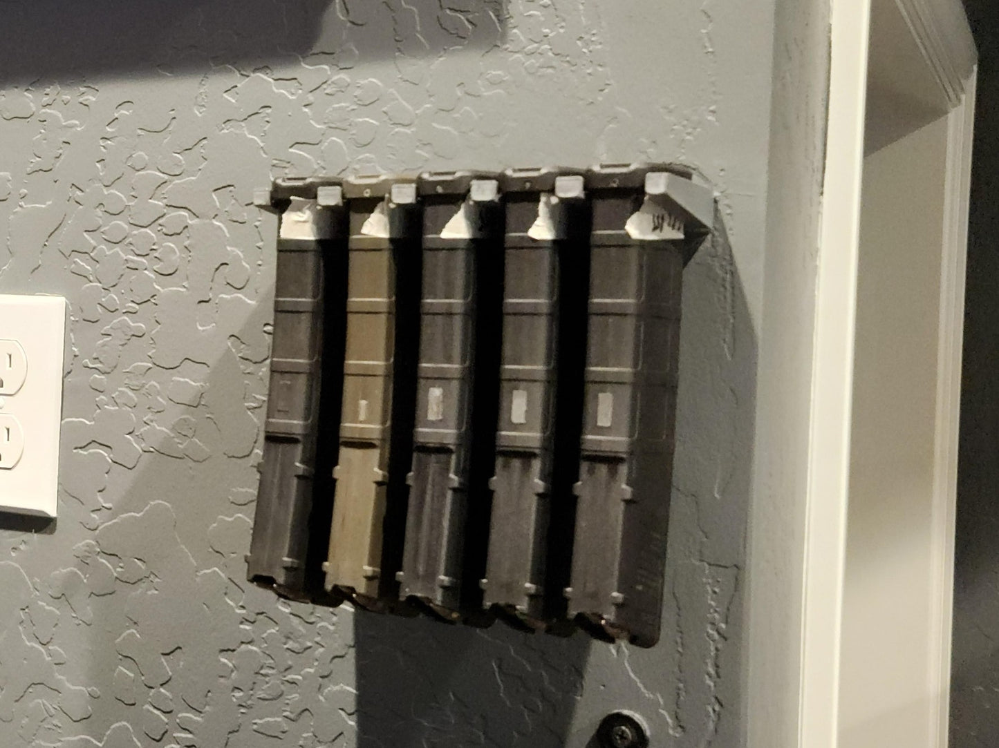 Mount for AR 15 Pmag / TMAG Mags - Wall | Magazine Holder Storage Rack