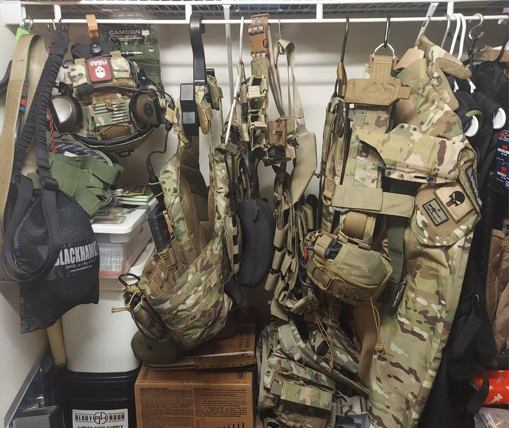 Bump / Ballistic Helmet Hanger | Gear Mount Holder Storage Rack ...