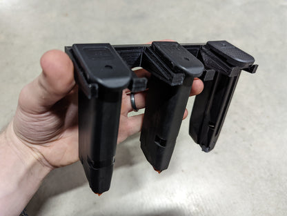 Mount for Glock 43X / 48 Mags - Wall | Magazine Holder Storage Rack