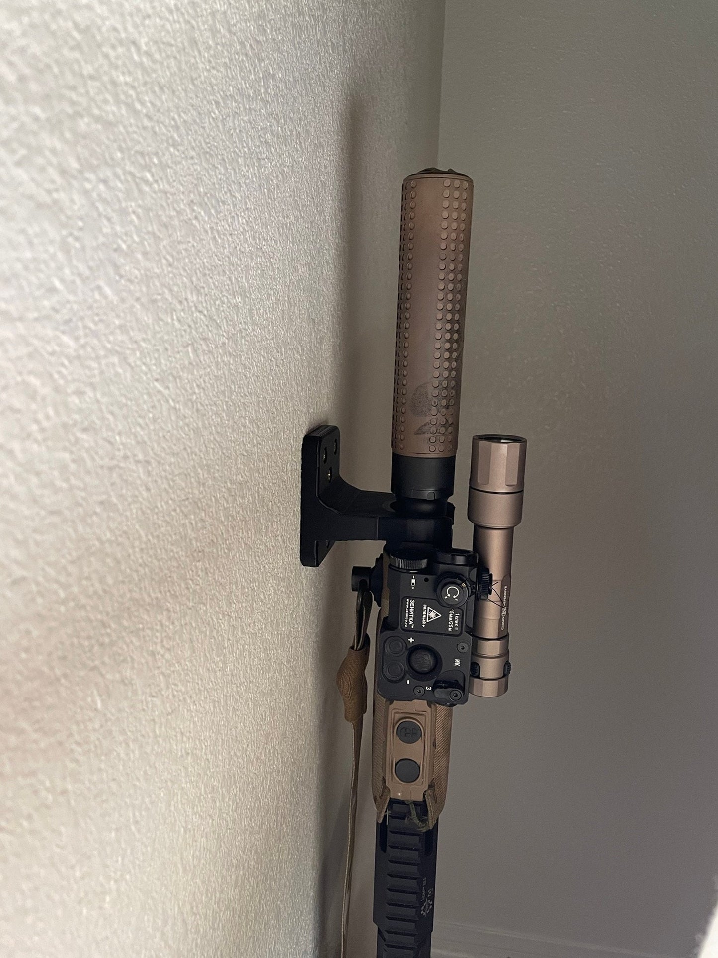 Gun Mount via Griffin Armament Plan A Taper - Wall | Rifle Holder Storage Rack