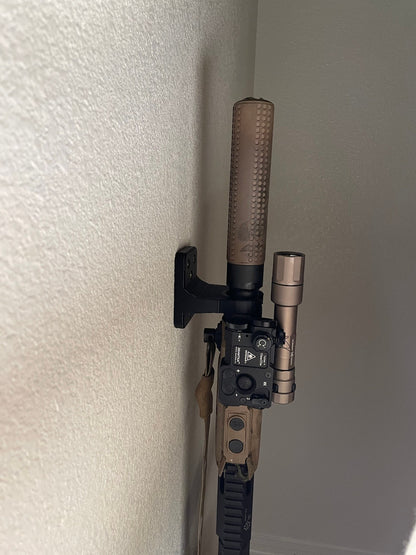 Gun Mount via Griffin Armament Plan A Taper - Wall | Rifle Holder Storage Rack