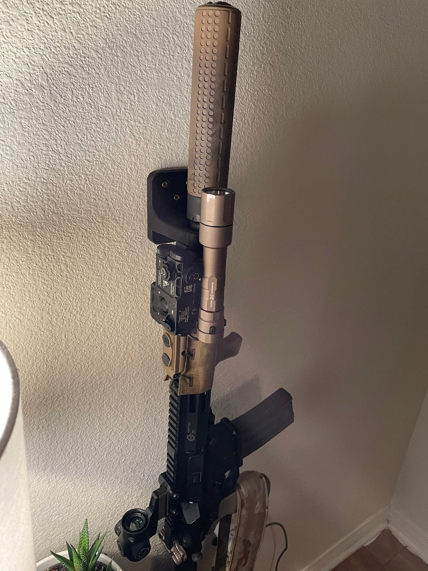 Gun Mount via Griffin Armament Plan A Taper - Wall | Rifle Holder Storage Rack