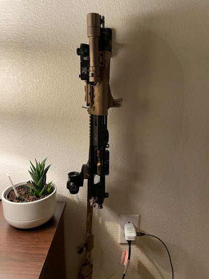 Gun Mount via Griffin Armament Plan A Taper - Wall | Rifle Holder Storage Rack