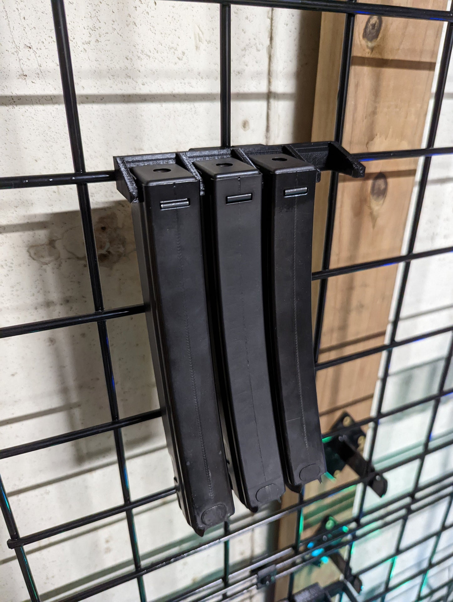 Mount for HK MP5 9/40/10 Mags - Gridwall | Magazine Holder Storage Rack