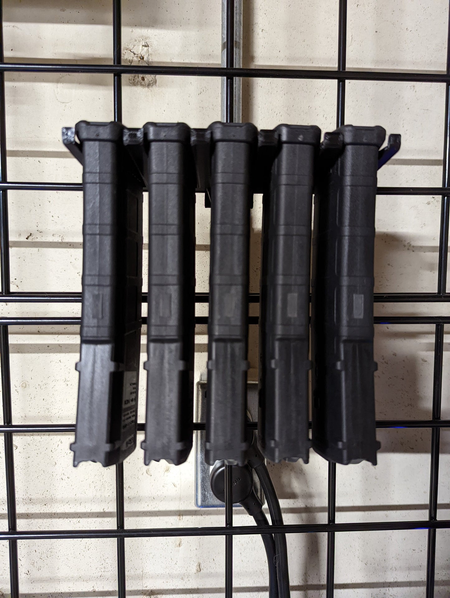 Mount for AR 15 Pmag Mags - Gridwall | Magazine Holder Storage Rack