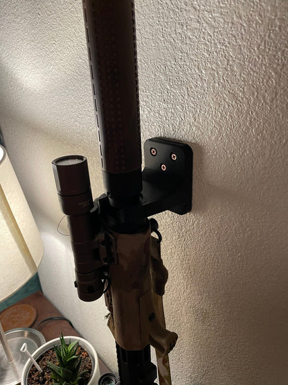 Gun Mount via Griffin Armament Plan A Taper - Wall | Rifle Holder Storage Rack