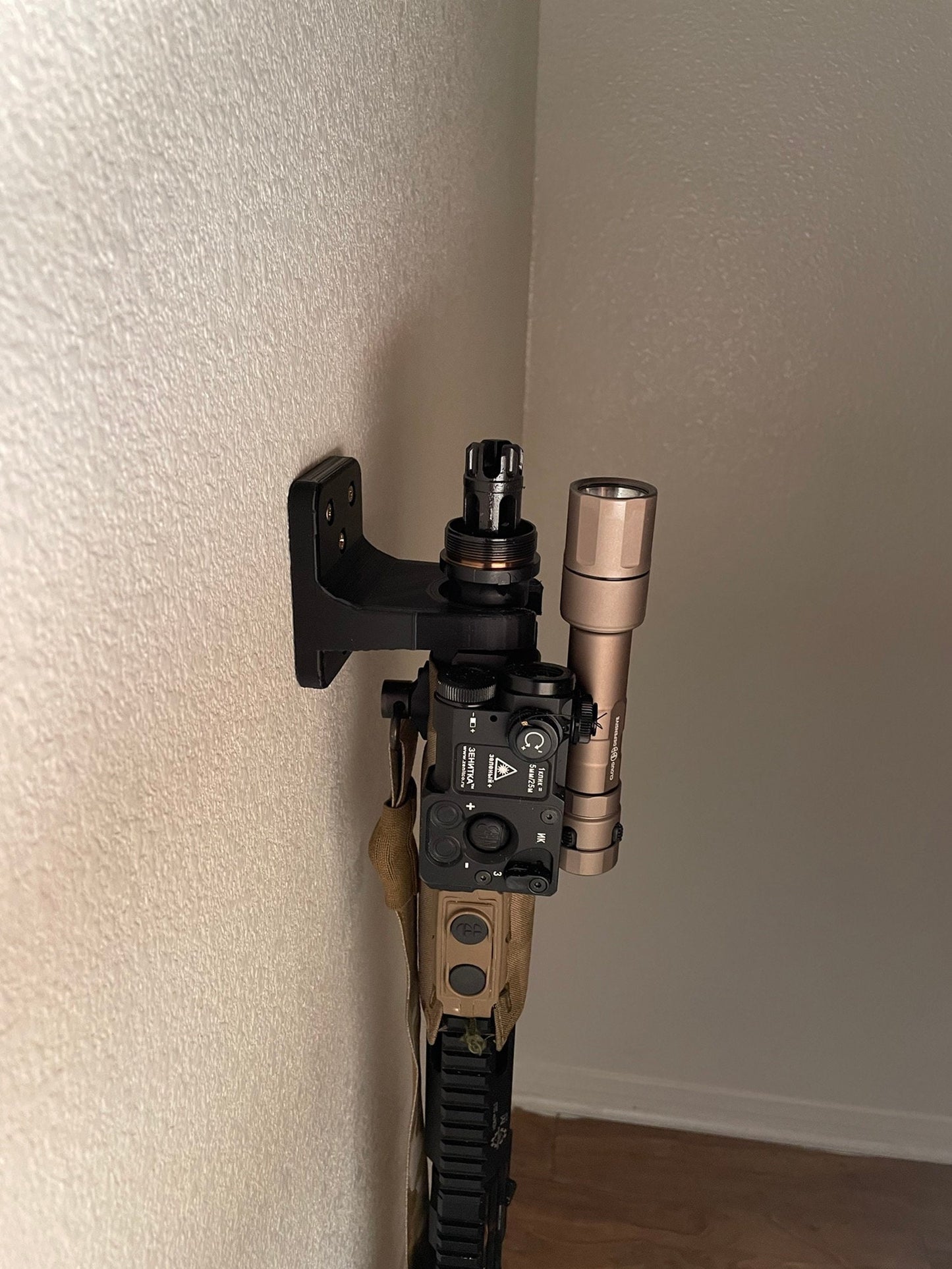 Gun Mount via Griffin Armament Plan A Taper - Wall | Rifle Holder Storage Rack