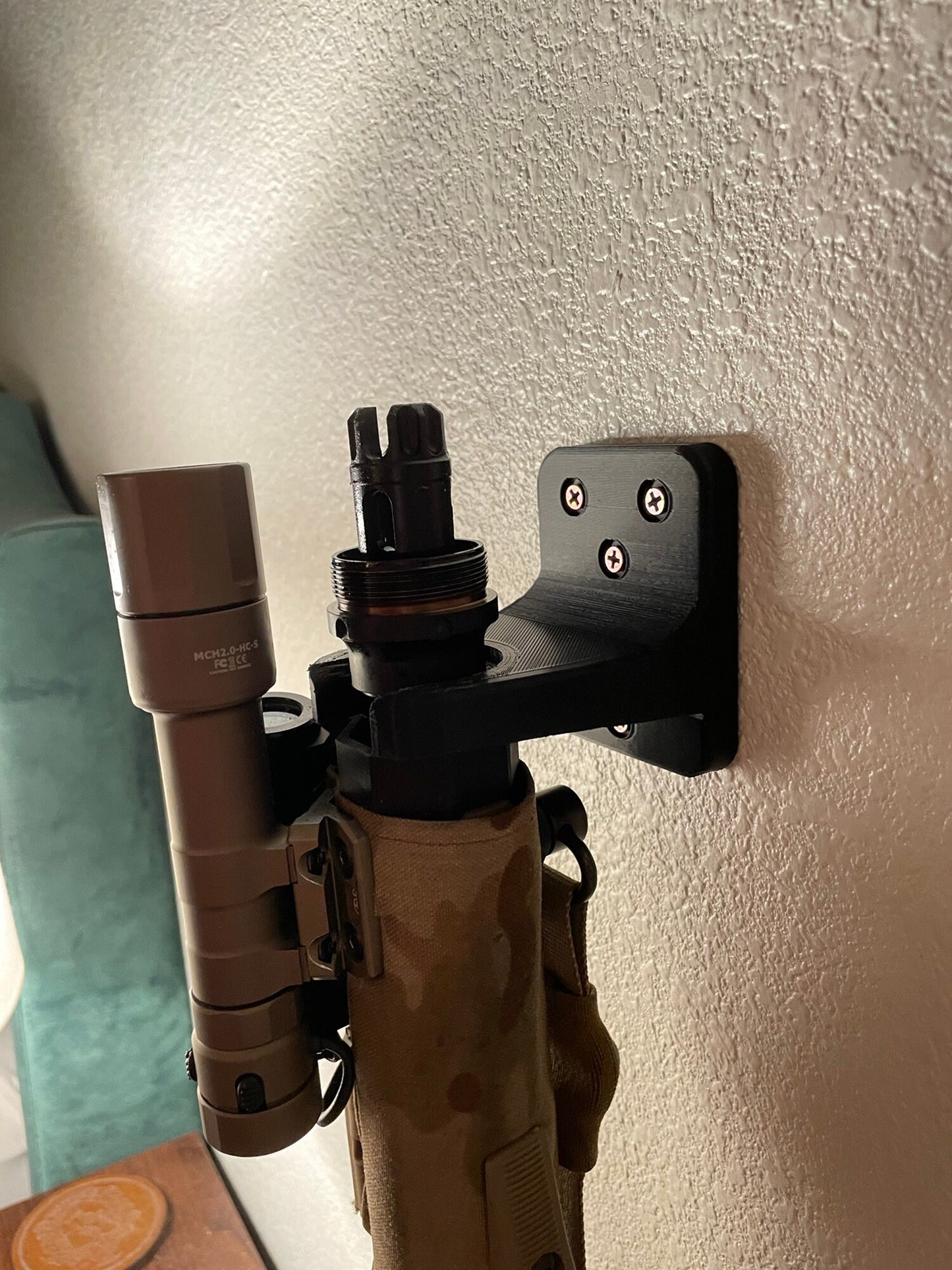 Gun Mount via Griffin Armament Plan A Taper - Wall | Rifle Holder Storage Rack