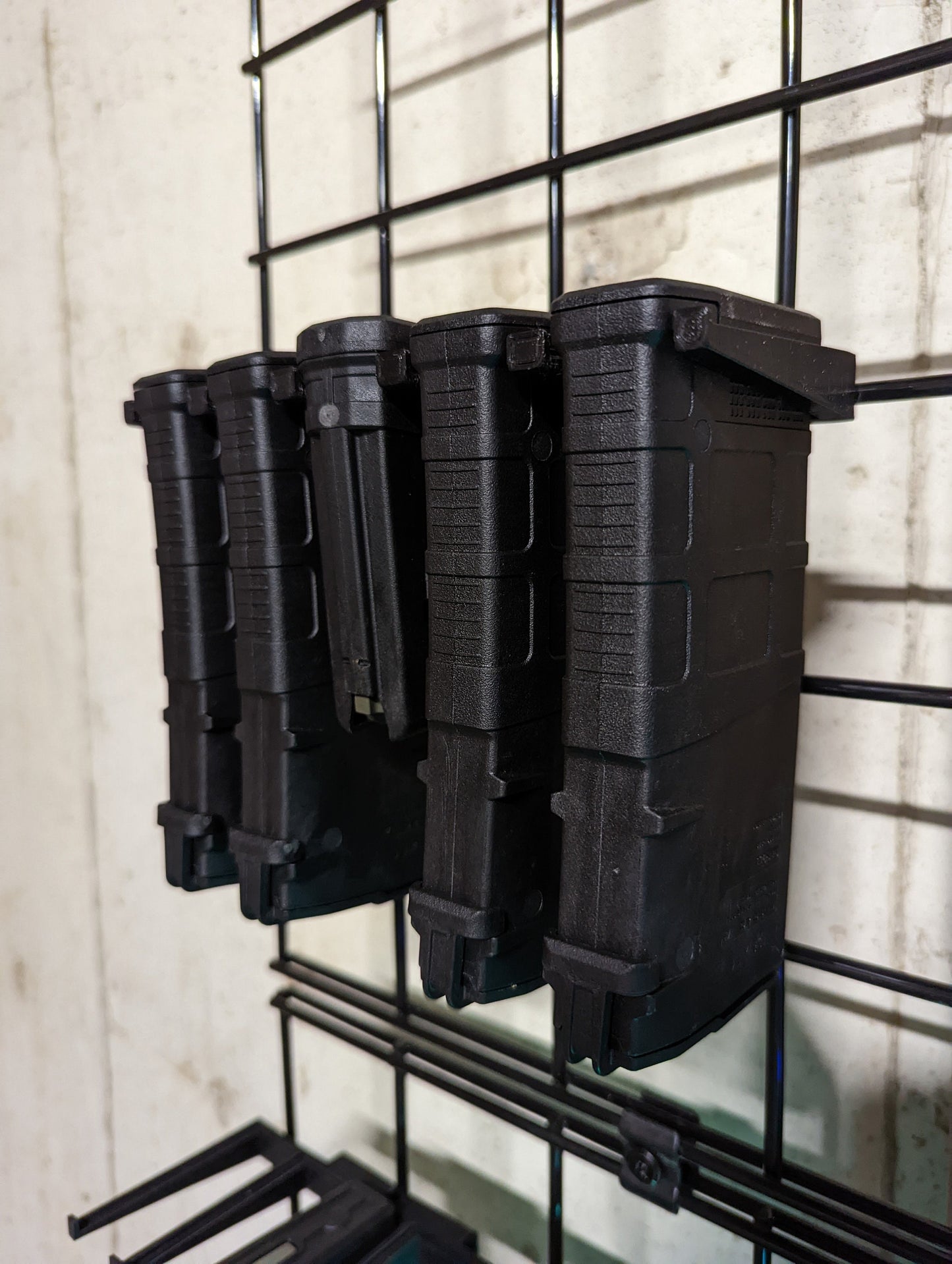 Mount for AR 10 308/762 Pmag Mags - Gridwall | Magazine Holder Storage Rack