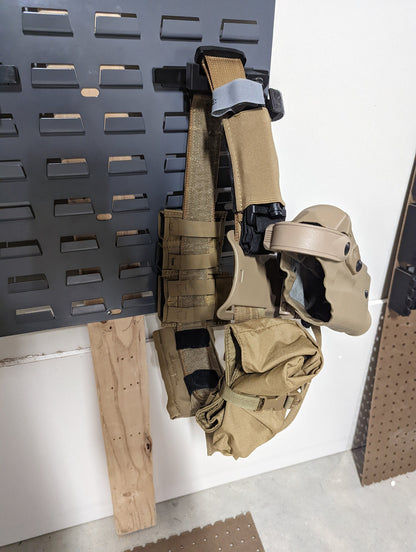 Shooting Belt / Battle Belt Mount - SecureIt / Akro-Mils | Gear Holder Storage Rack