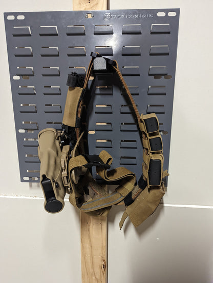 Shooting Belt / Battle Belt Mount - SecureIt / Akro-Mils | Gear Holder Storage Rack