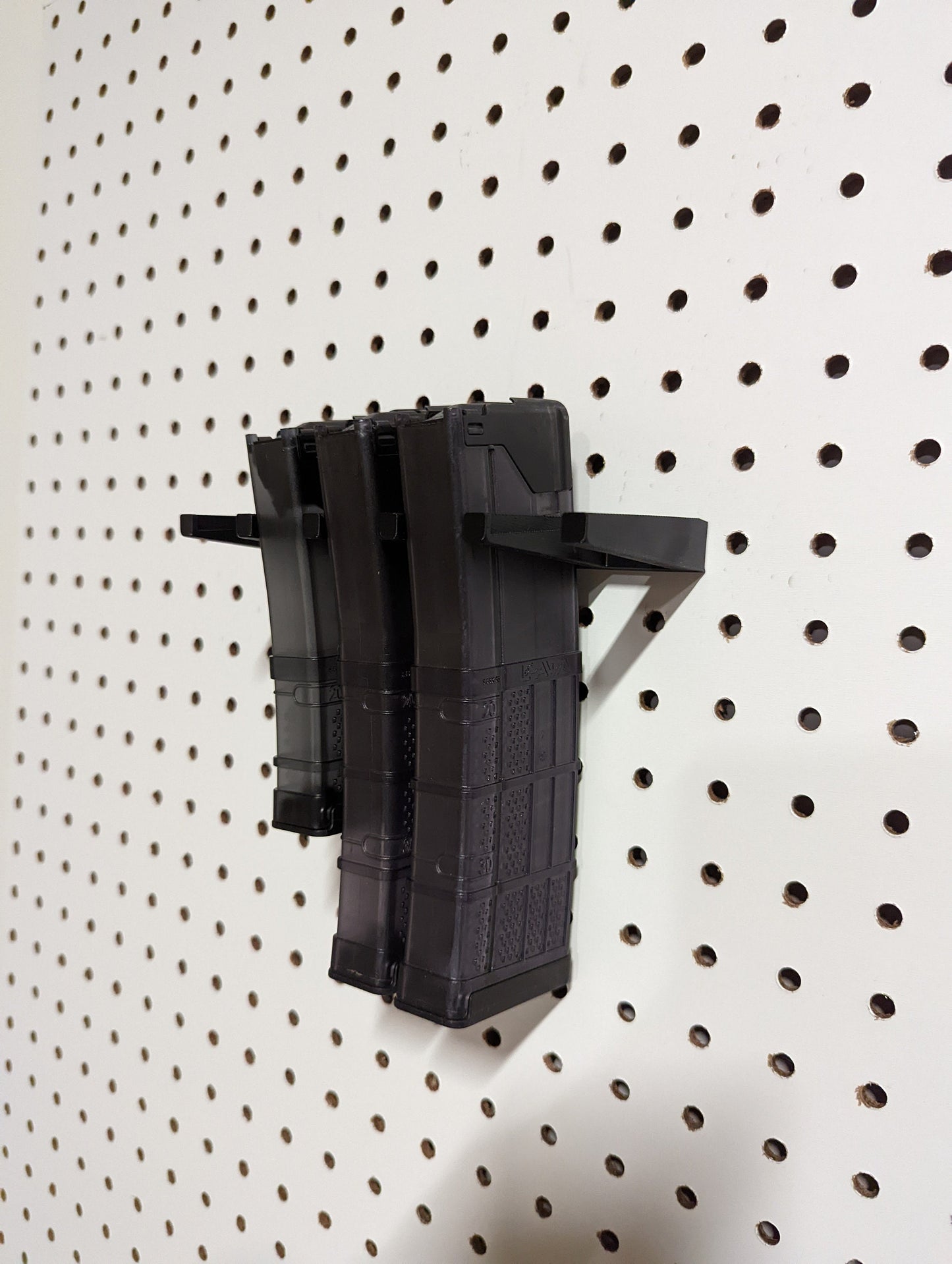 Mount for AR 15 556 Lancer Mags - Pegboard / IKEA Skadis / Wall Control / Vaultek | Magazine Holder Storage Rack