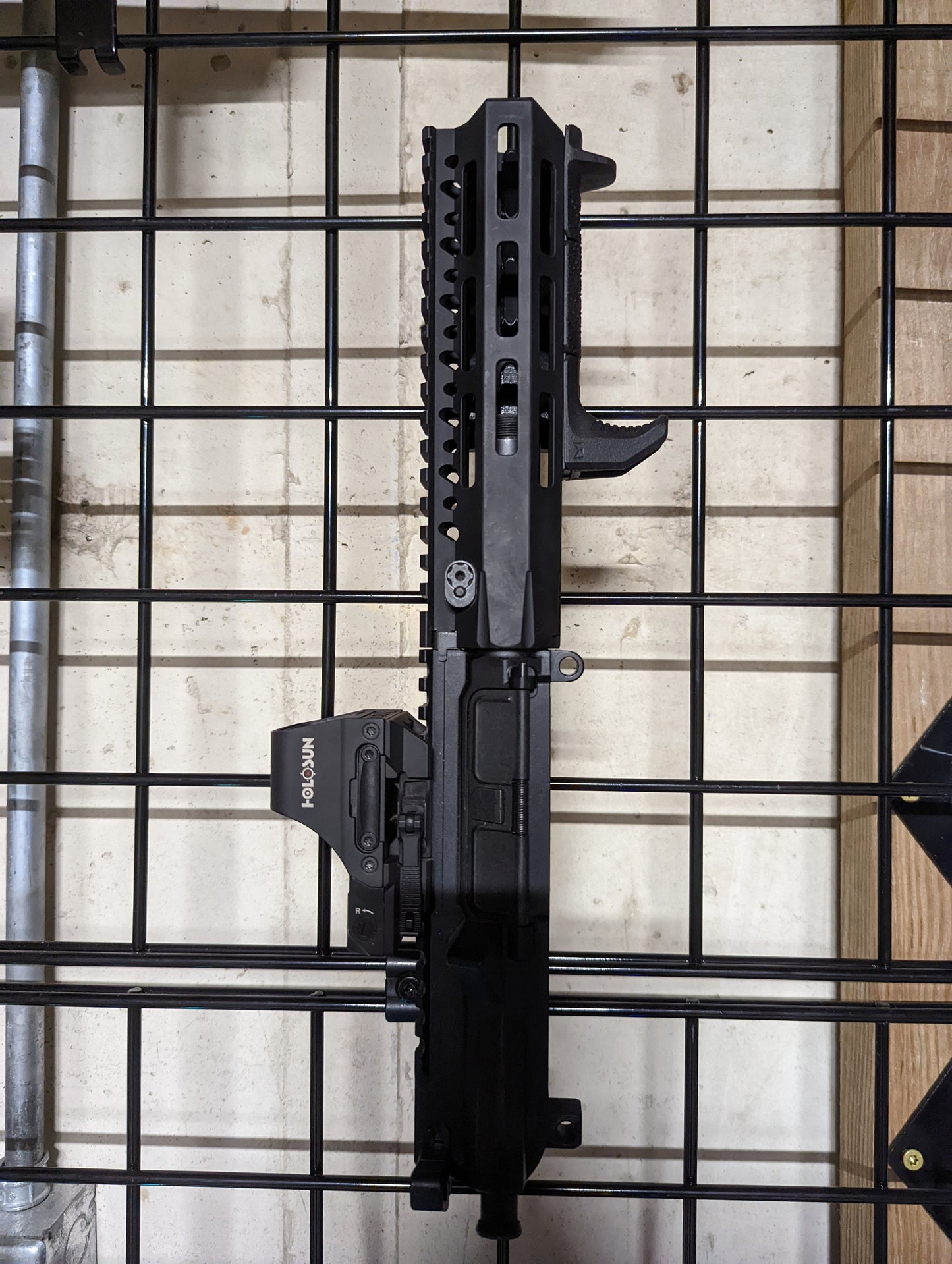 MLOK Vertical Gun Mount - Gridwall | Rifle Holder Storage Rack